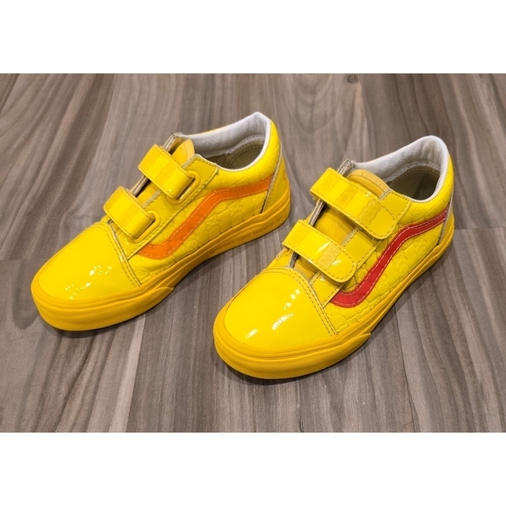 Limited Edition Vans Old Skool Haribo Goldbear Shoes Boys Size 1.5 Bright Yellow